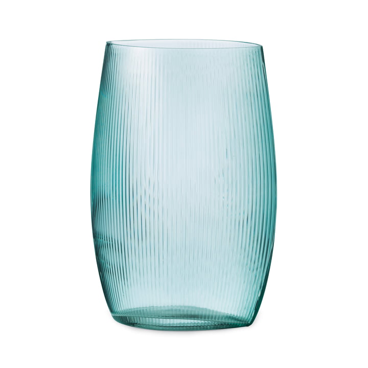 Vase à marée H 28 cm en bleu par Normann Copenhagen
