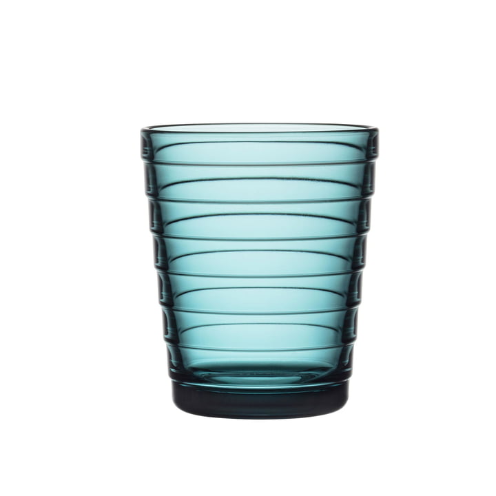Aino Aalto Mug en verre 22 cl de Iittala en bleu marine