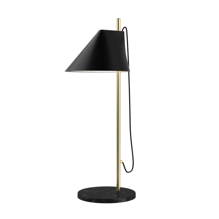 Yuh lampe de table LED by Louis Poulsen en laiton / noir