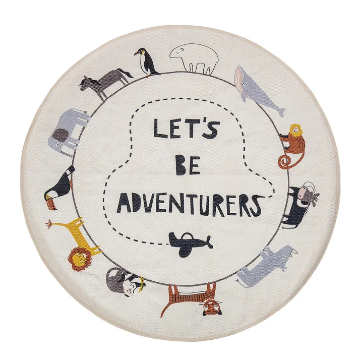 Tapis de jeu animaux Ø 130 cm de Bloomingville