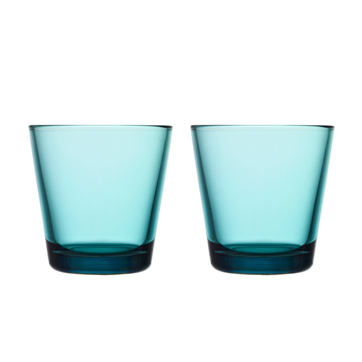 Kartio Verre à boire 21 cl (set de 2) de Iittala en bleu marine