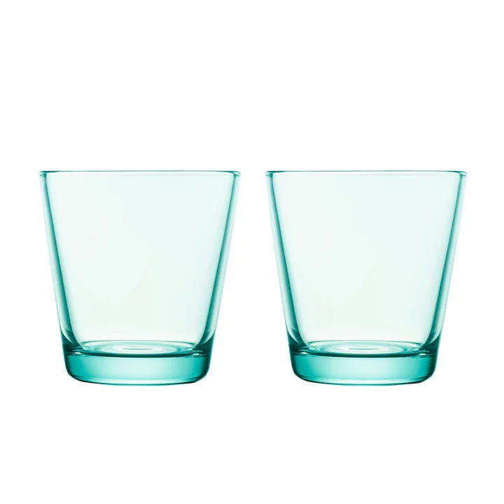 Kartio Verre à boire 21 cl (set de 2) de Iittala en vert d'eau