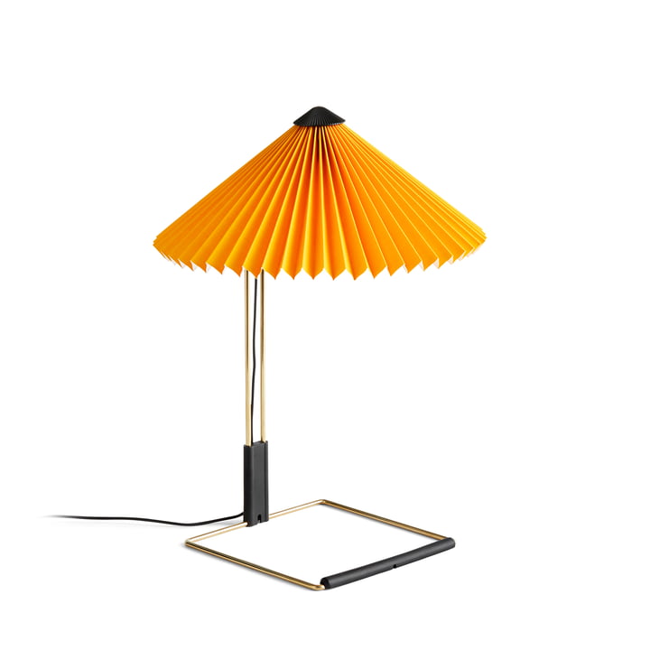 Matin Lampe de table LED S, jaune de Hay