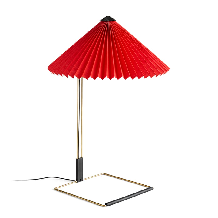 Matin Lampe de table LED L, bright red de Hay