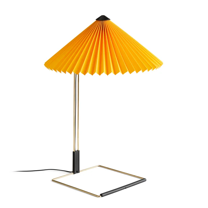 Matin Lampe de table LED L, jaune de HAY