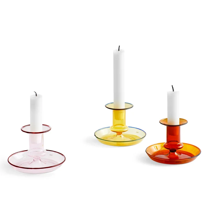 Flare Porte-bougies de HAY en différentes couleurs
