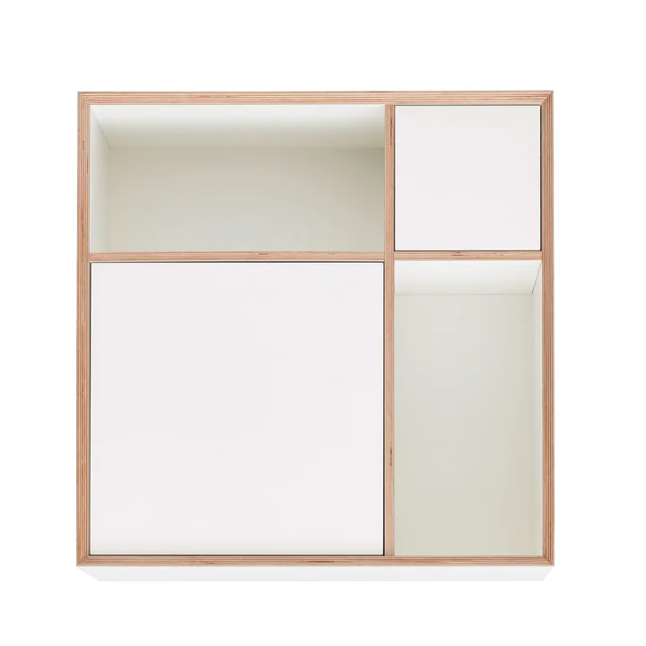 Vertiko Ply Sideboard One de Müller Small Living en CPL blanc pur (RAL 9010)