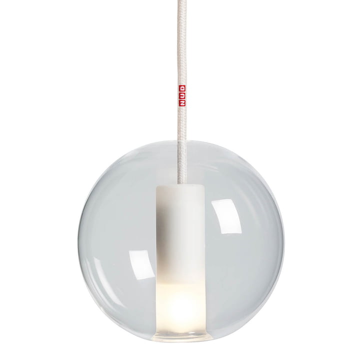 Moon Lampe à suspension 150 de NUD Collection en clair / Crème fouettée (TT-01A)
