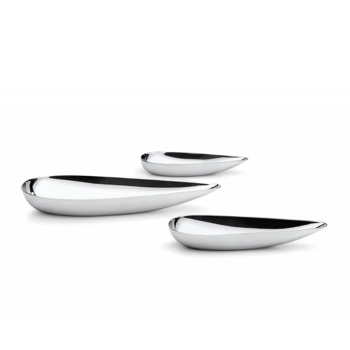 Bols Blob (ensemble de 3) en acier inoxydable par Philippi