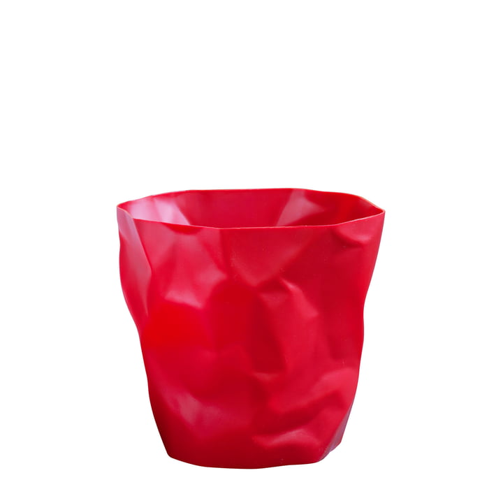 Mini poubelle d'essey en rouge