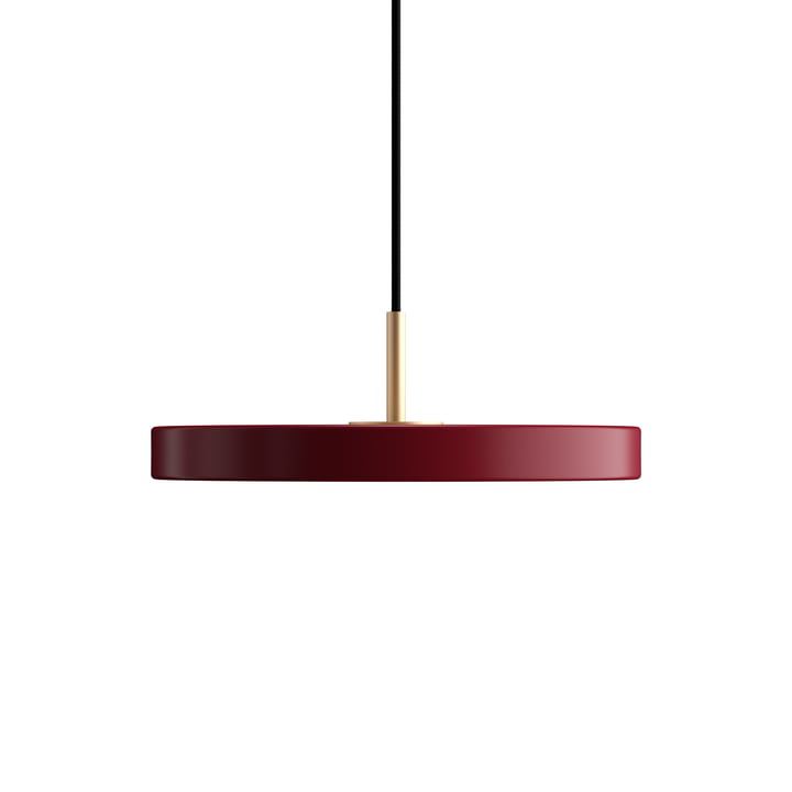 Asteria Mini lampe LED suspendue de Umage en ruby red
