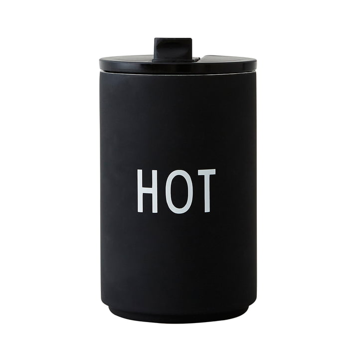 Thermo Cup 0.35 l Hot de Design Letters en noir