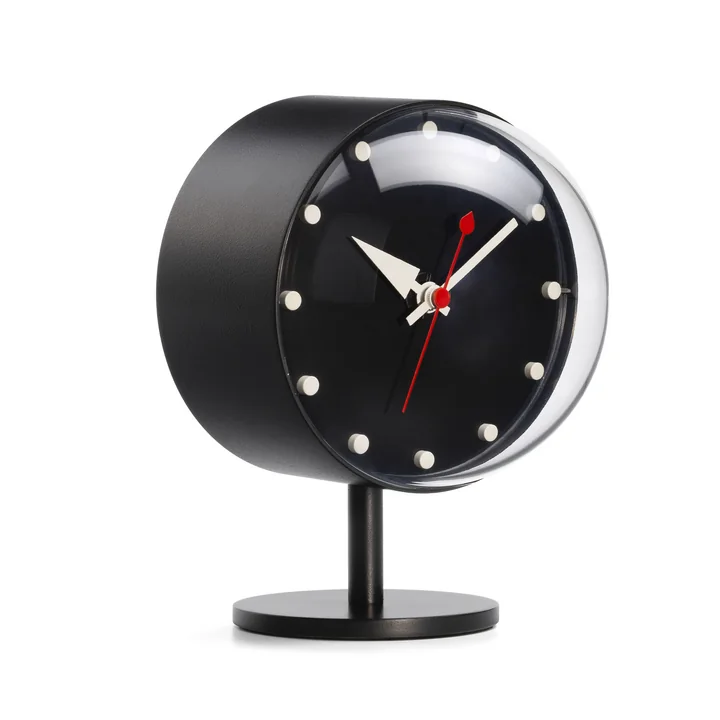 Horloge de nuit Vitra en noir