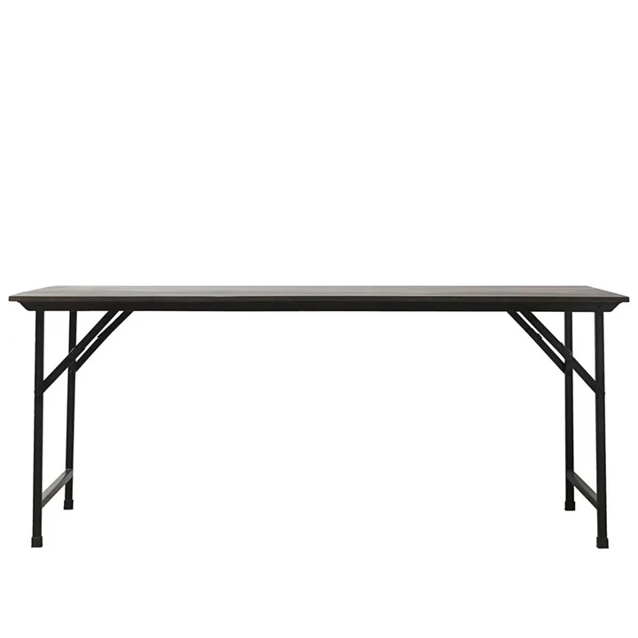 Table de fête 180 x 80 cm par House Doctor en noir