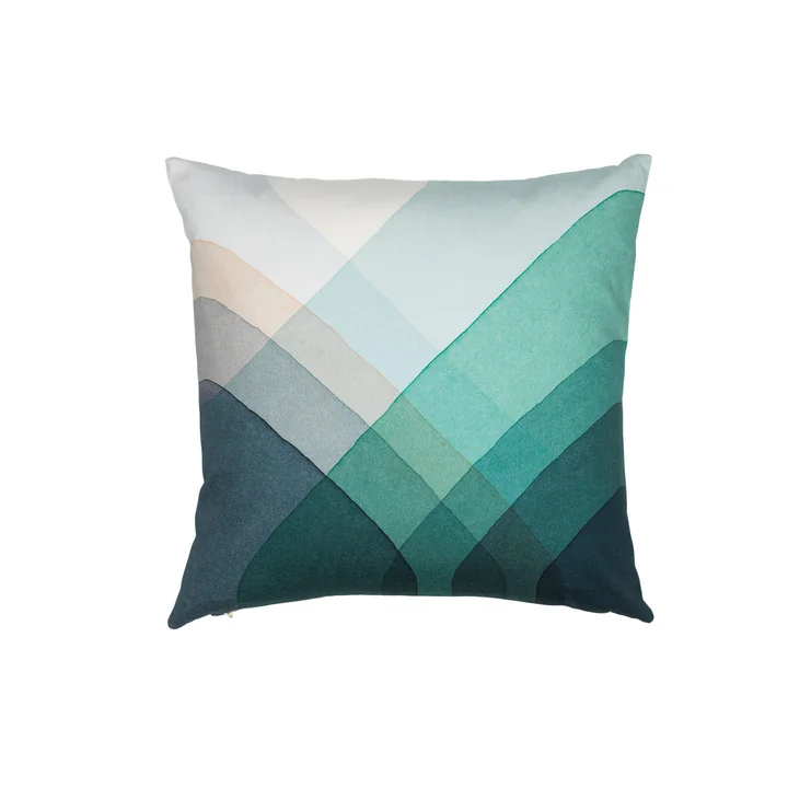 Coussin à chevrons 40 x 40 cm de Vitra en bleu