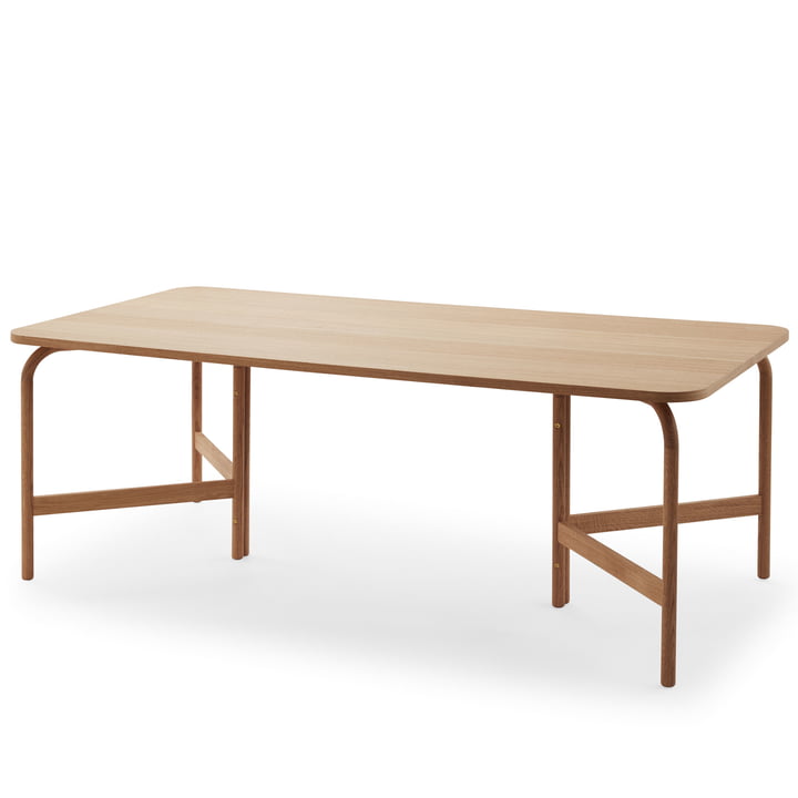 Aldus Table de salle à manger 200 × 100 cm de Skagerak en chêne huilé
