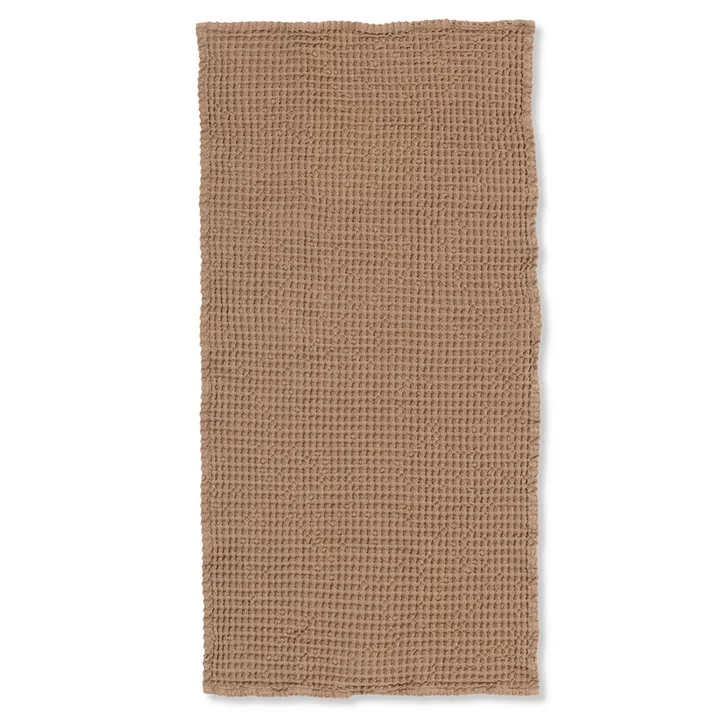 Organic Drap de bain 140 x 70 cm de Ferm Living en marron