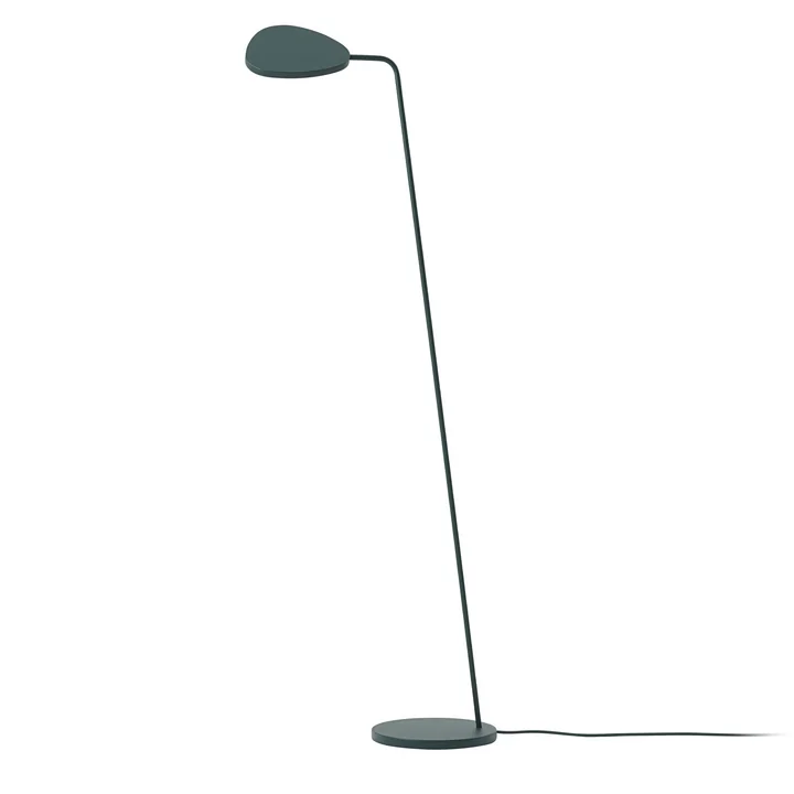 Lampadaire LED Feuille de Muuto en vert foncé