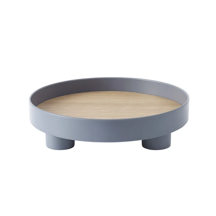 Plateau à plate-forme de Muuto en bleu-gris