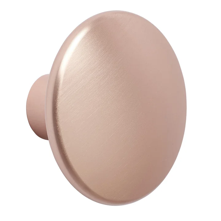 Crochet mural " The Dots Metal " single large de Muuto en rose