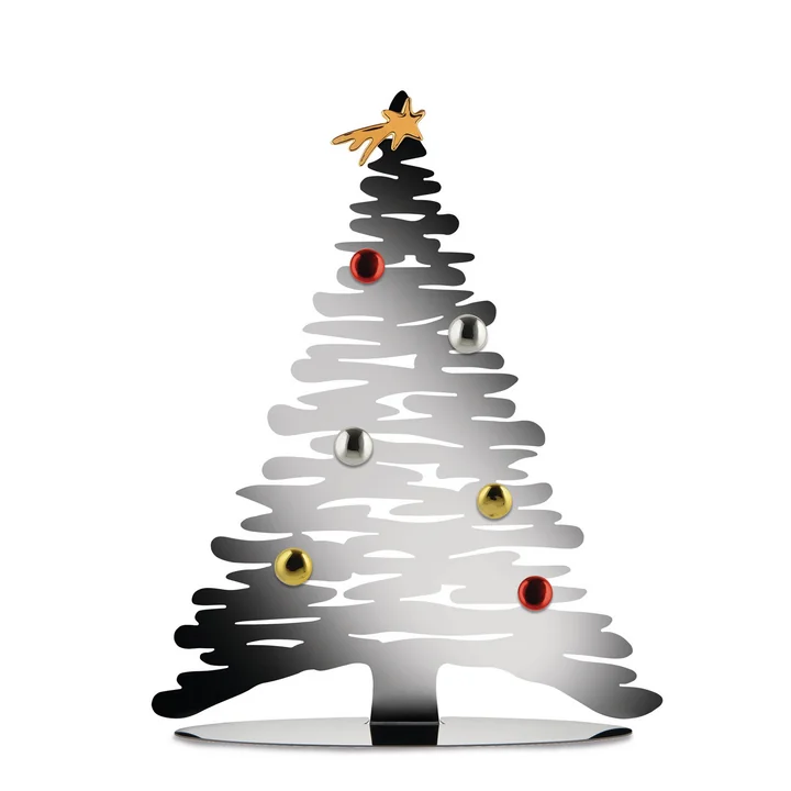 Bark for Christmas H 30 cm de Alessi en argent