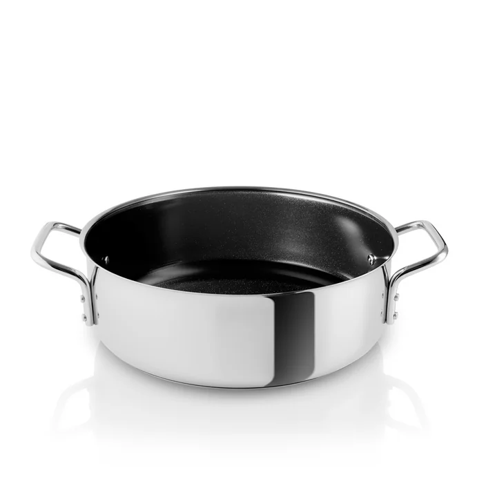 Pot sauté avec revêtement céramique 4 l Ø 24 cm de Eva Trio en acier inoxydable
