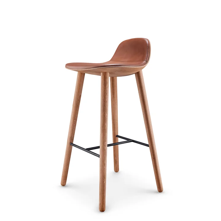 Eva Solo Abalone Tabouret de bar H 75 cm de Eva Solo en chêne naturel / cognac