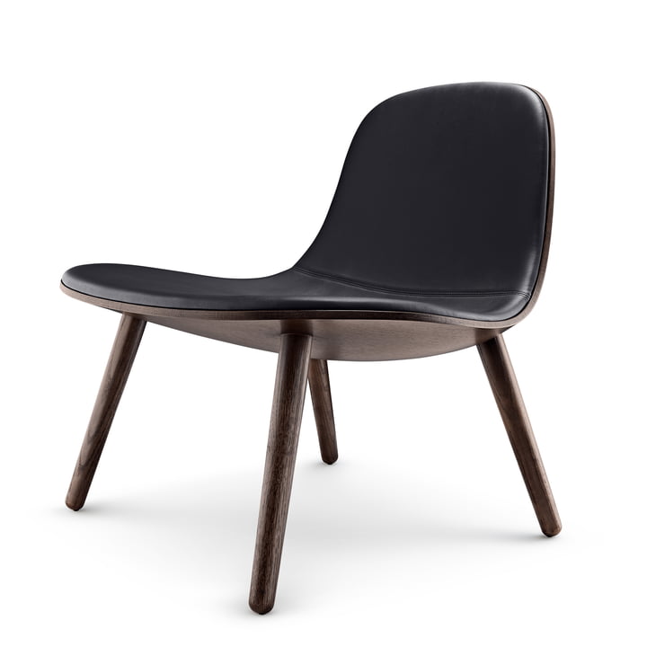 Chaise Abalone Lounge Chair by Eva Solo en chêne fumé / noir