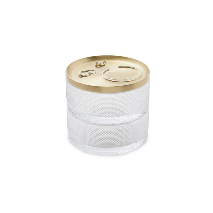 Tesora Stockage de Umbra en laiton / verre