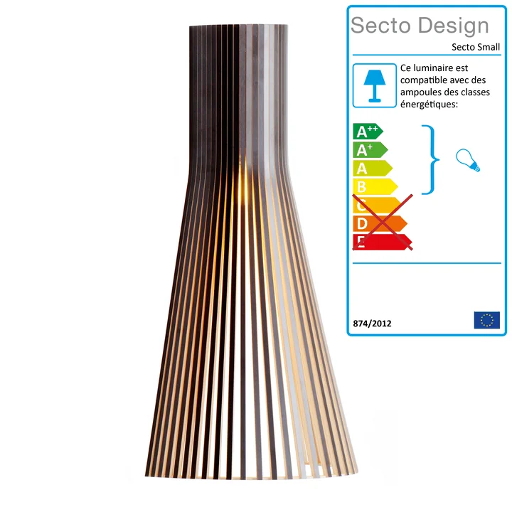 Applique Secto 4230 de Secto en noir