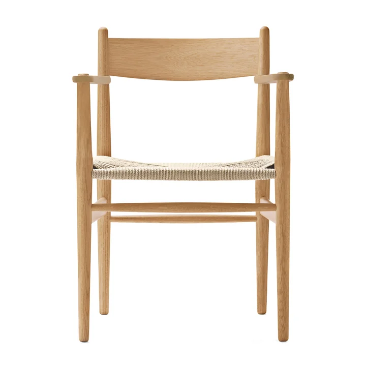 CH37 Chaise de Carl Hansen en chêne huilé / tressage naturel