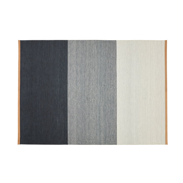 Tapis Fields 170 x 240 cm de Design House Stockholm en bleu / gris
