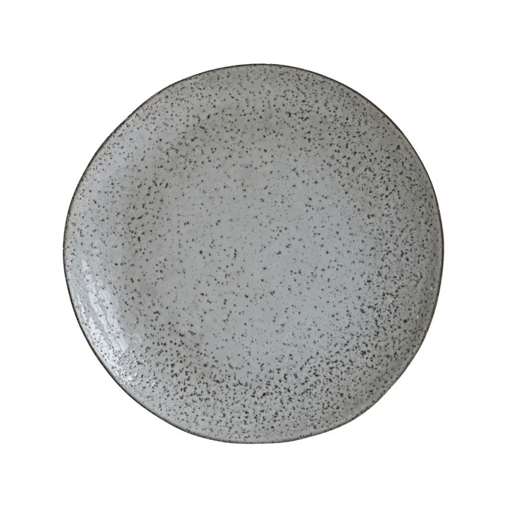 Assiette creuse Rustic, Ø 25 x H 5 cm, gris-bleu de House Doctor
