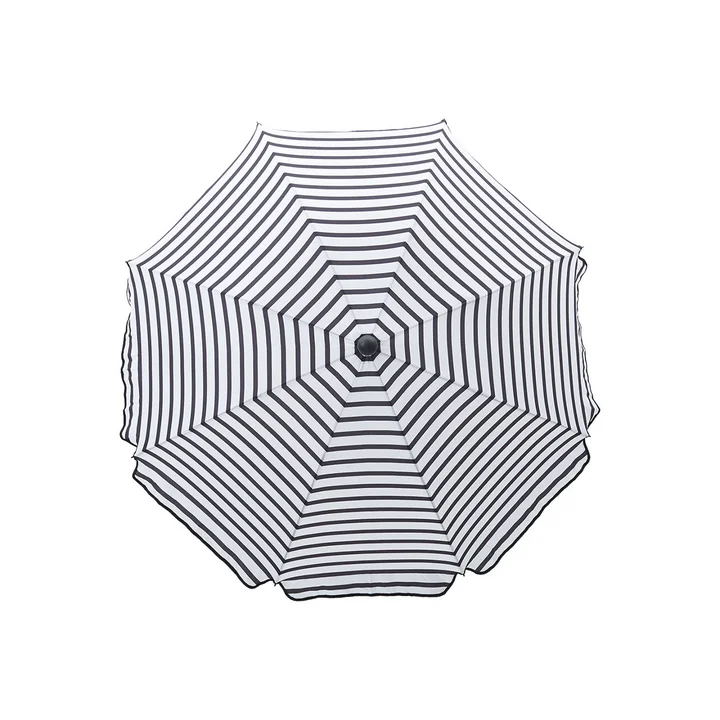 Oktogon Parasol Ø 180 cm, noir / blanc de House Doctor