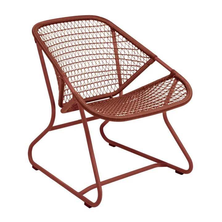 Sixties Fauteuil, rouge ocre de Fermob