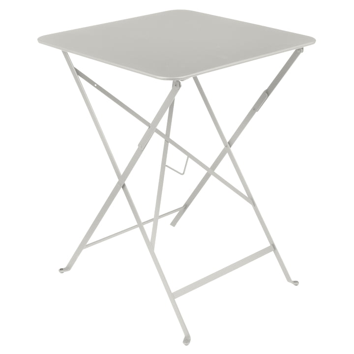 Bistro Table pliante, 57 x 57 cm, gris argile de Fermob