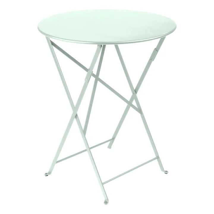 Bistro Table pliante Ø 60 cm, menthe verte de Fermob