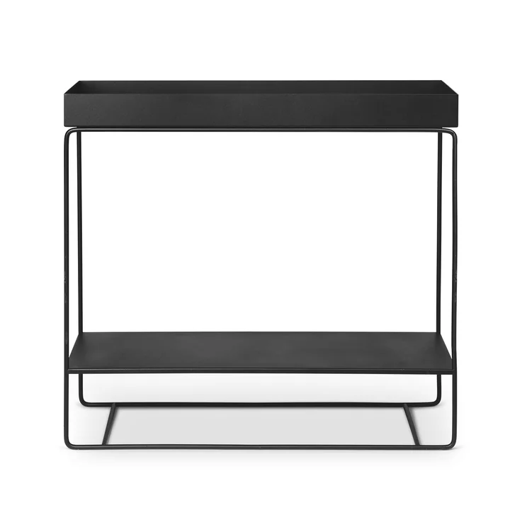 Jardinière à 2 niveaux, noire by Ferm Living