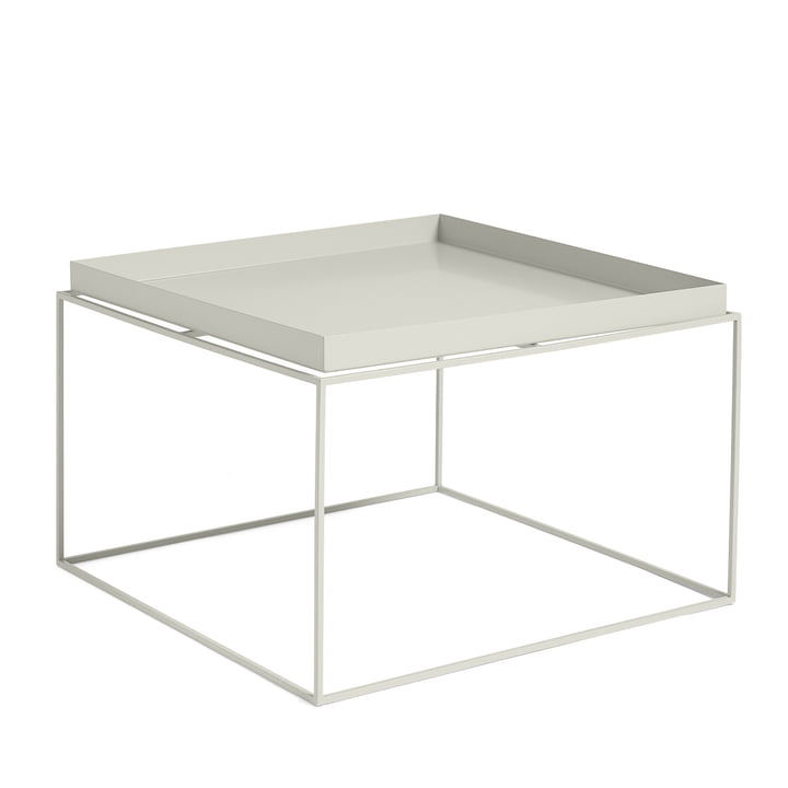 Tray Table carré, 60 x 60 cm, warm grey de Hay