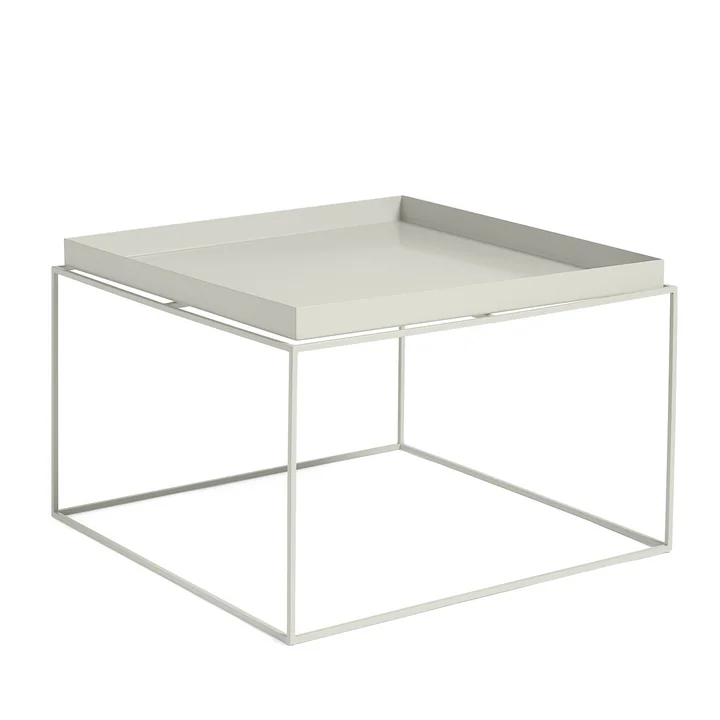Tray Table carré, 60 x 60 cm, warm grey de HAY