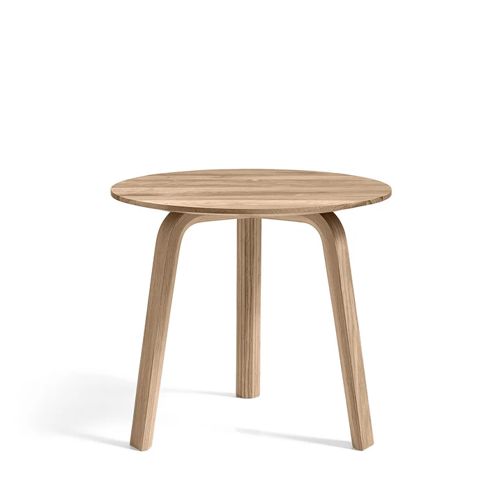 Bella Table d'appoint Ø 45 cm / H 39 cm, chêne laqué mat de HAY