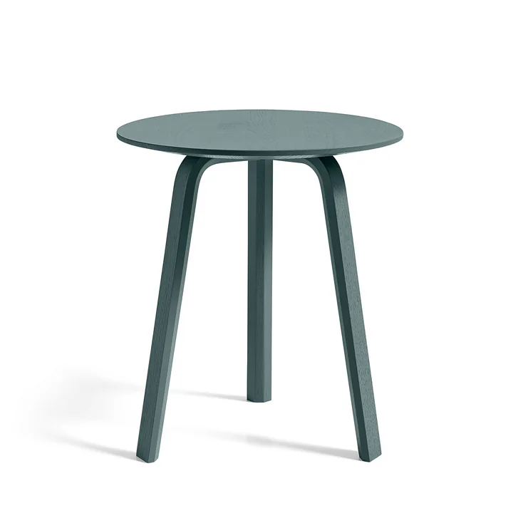 Bella Table d'appoint Ø 45 cm / H 49 cm, chêne vert Brunswick teinté par HAY