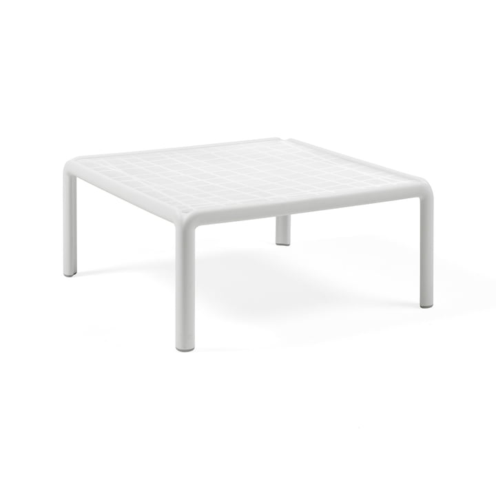 Komodo Table de jardin 70 x 70 cm, blanc de Nardi