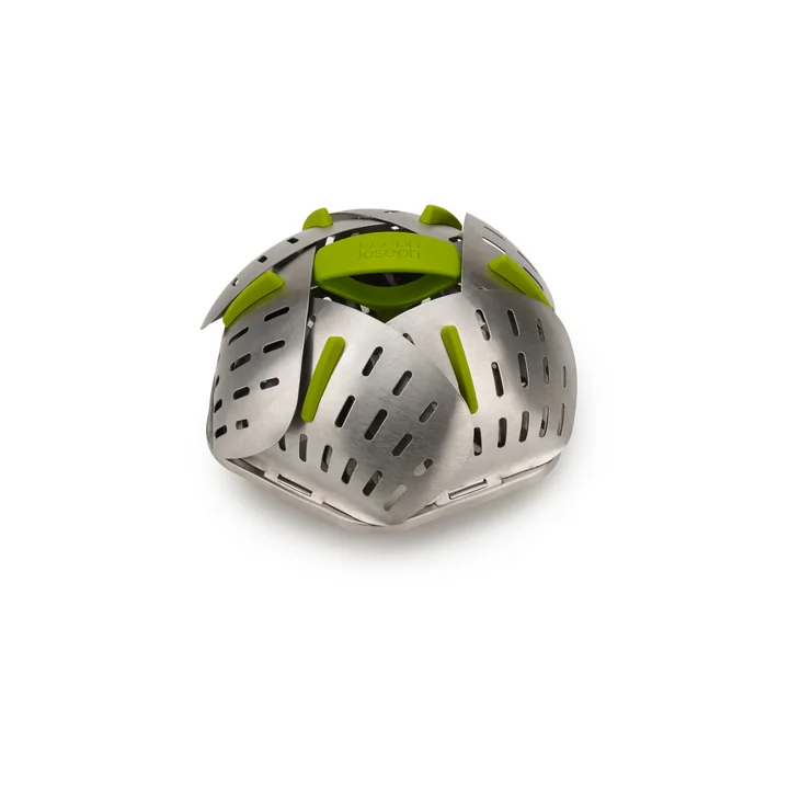 Bloom Insert en acier pour navire à vapeur pliable, vert par Joseph Joseph