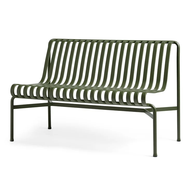 Palissade Dining Bench sans accoudoirs de HAY en olive