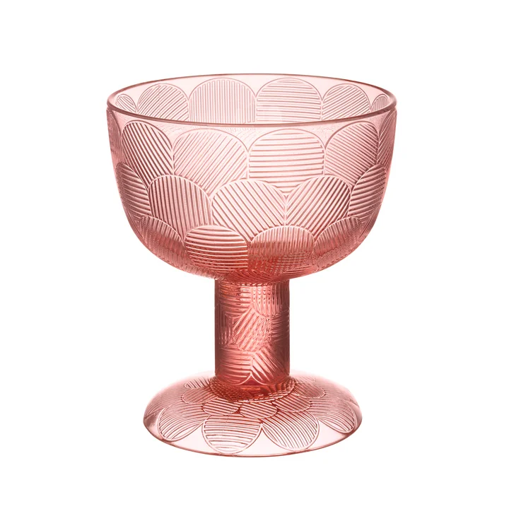 Miranda Bol sur pied 145 mm de Iittala en rose saumon
