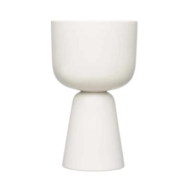 Pot de fleur de nappe 260 x 155 mm de Iittala en blanc