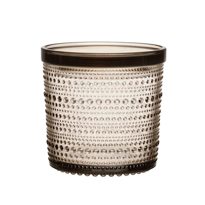 Kastehelmi Bocal de stockage 116 x 114 mm de Iittala en lin