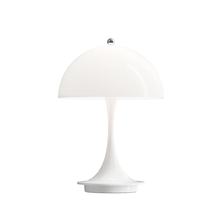 Panthella Portable Lampe de bureau LED rechargeable de Louis Poulsen en blanc
