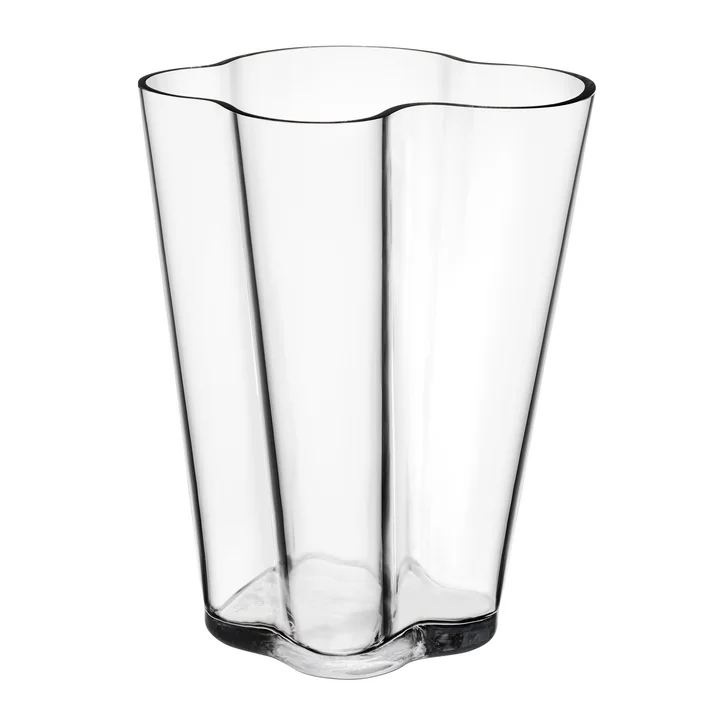 Aalto Vase Finlandia 270 mm de Iittala en clair